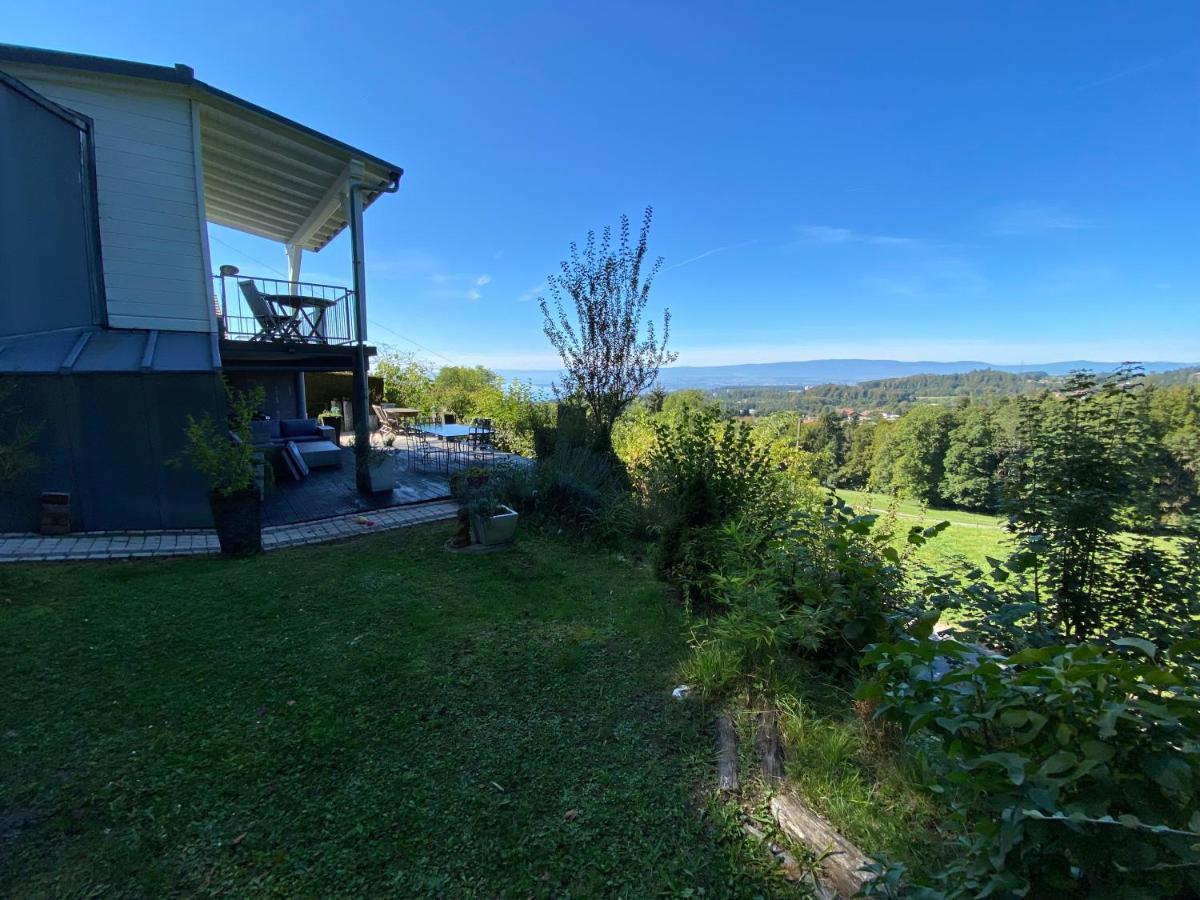 Petite Maison A L'Oree Des Bois Vue Magnifique Sur Le Lac Zenitude Et Plenitude Belmont-sur-Lausanne Kültér fotó